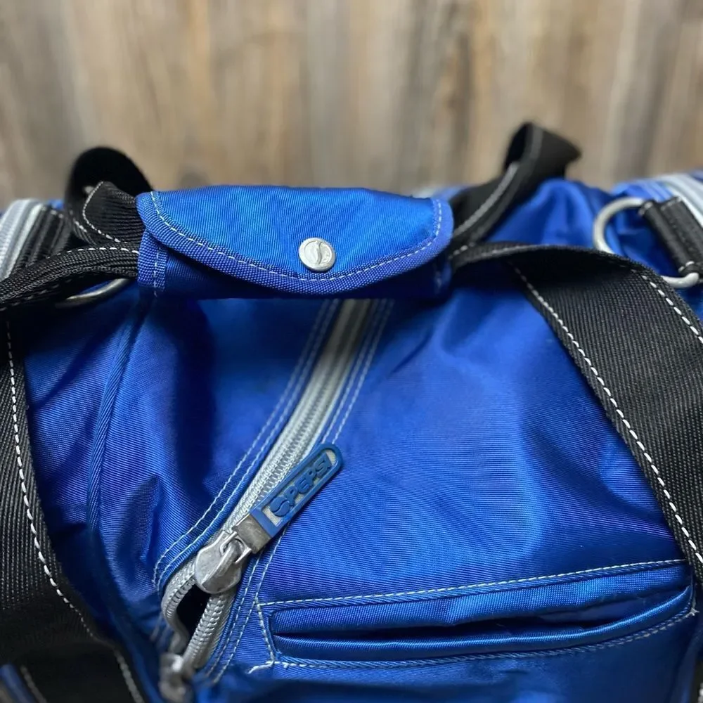 Vintage 90s Pepsi Co Next Generation Large Duffle Bag Carry On Gym Bag Blue